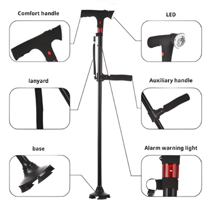 bâton-télescopique-pliable